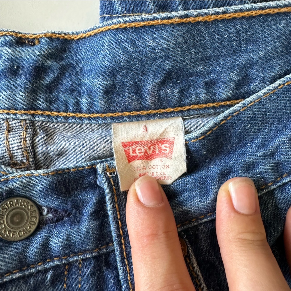 Genuine Vintage Levi’s 159 High Waisted Denim Jeans - Picture 7 of 14